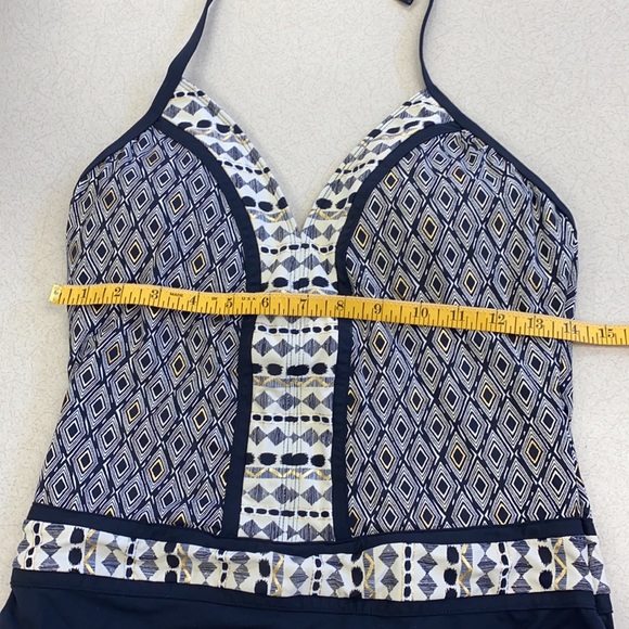 Bleu Rod Beattie NWOT Printed 1 Piece Swimsuit 10 - Picture 11 of 12